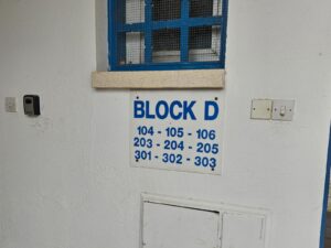 Step 5 - Make sure you are at the right place - Block D